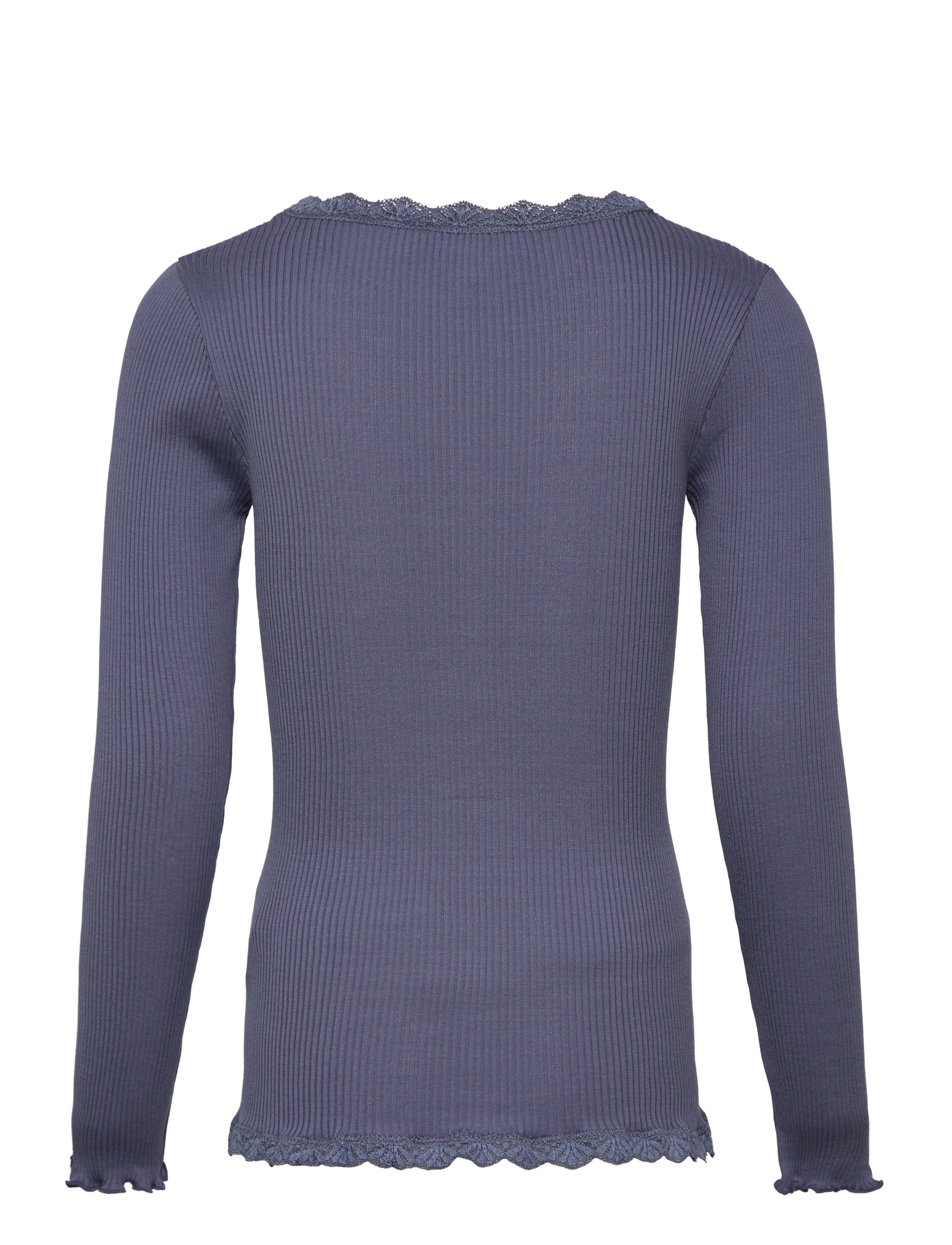 Rosemunde Kids - RKBeatha LS Cardigan w/ lace - cardigans - true navy - 1