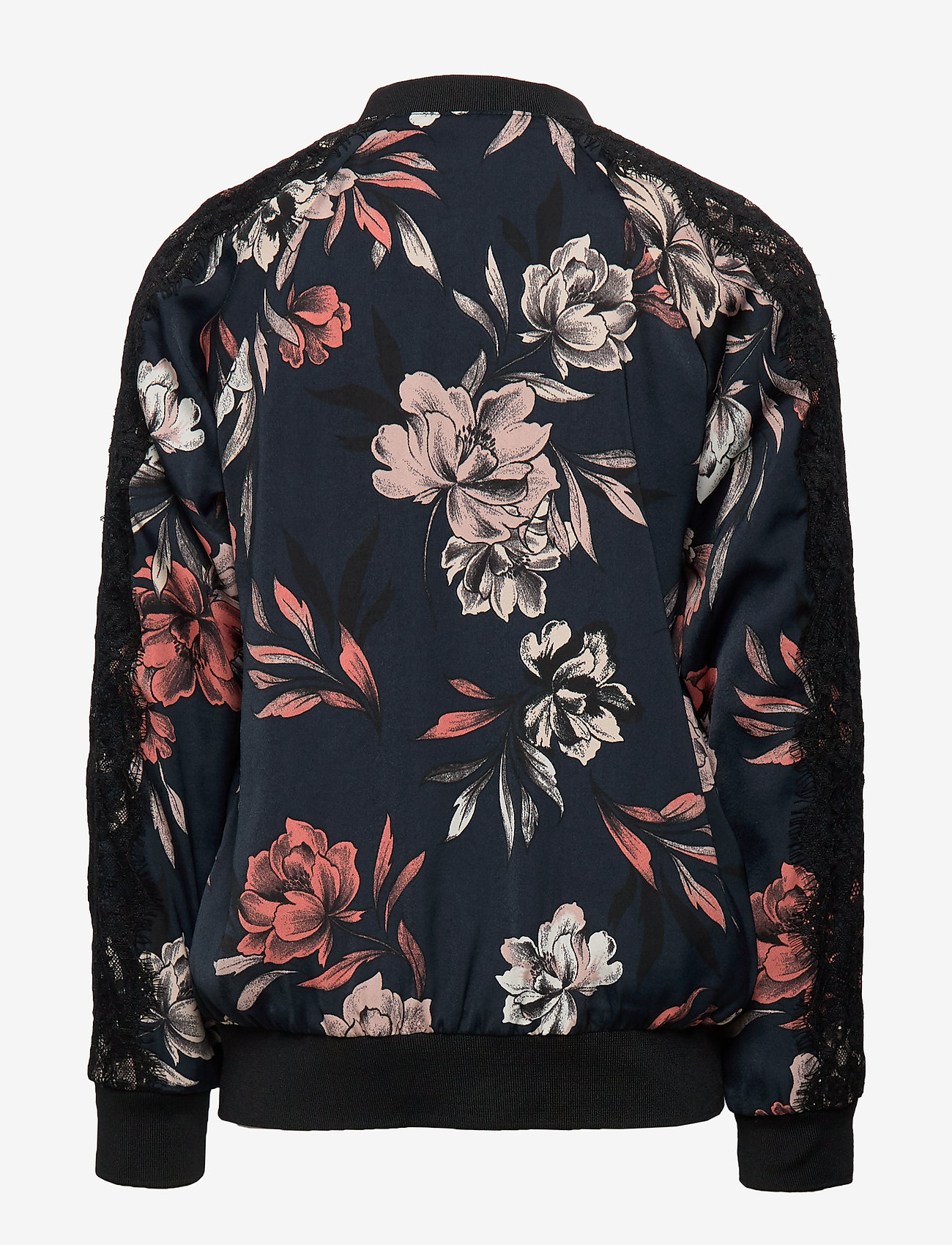 Rosemunde Kids - Jacket ls - navy spring blossom print - 1