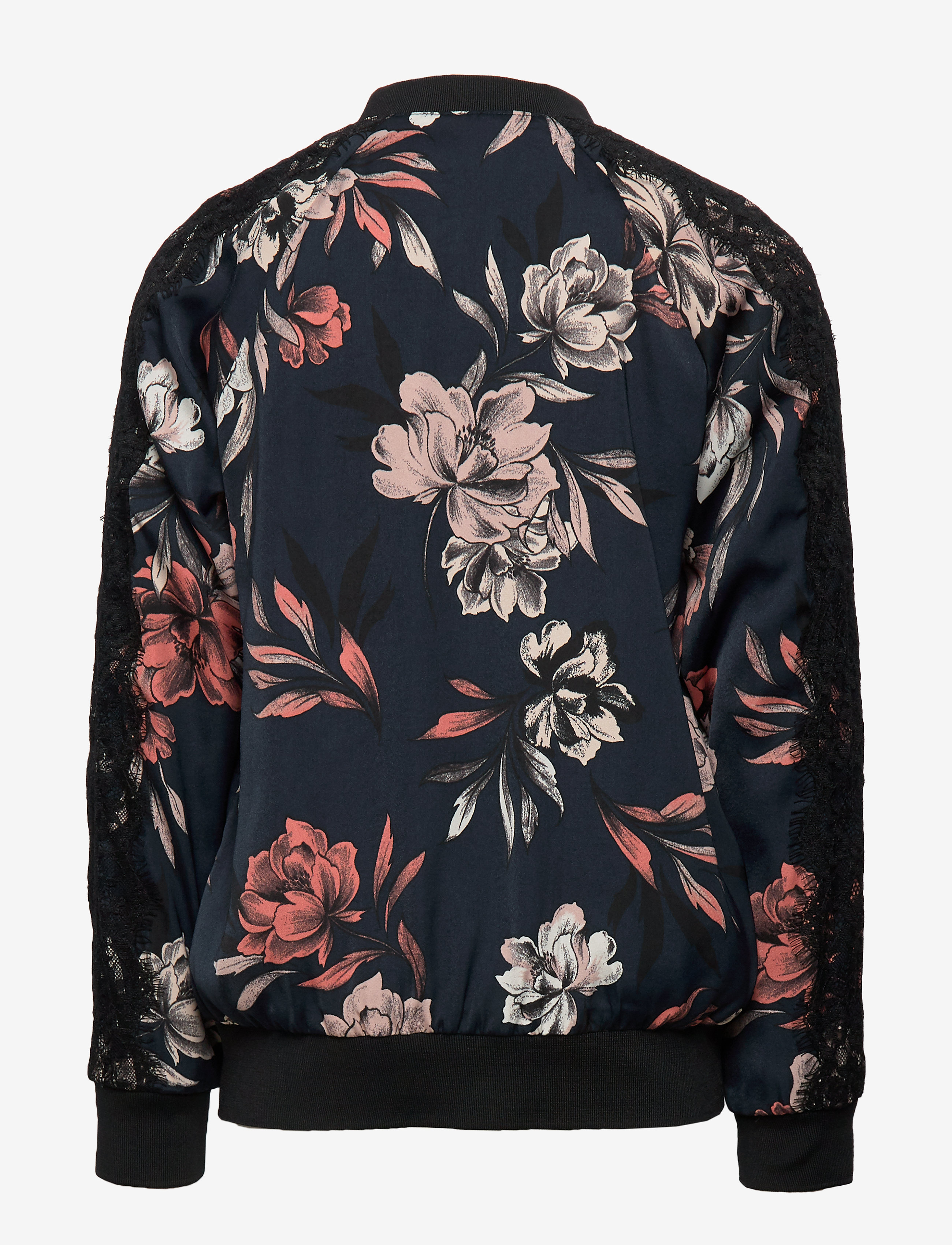 Rosemunde Kids - Jacket ls - navy spring blossom print - 1