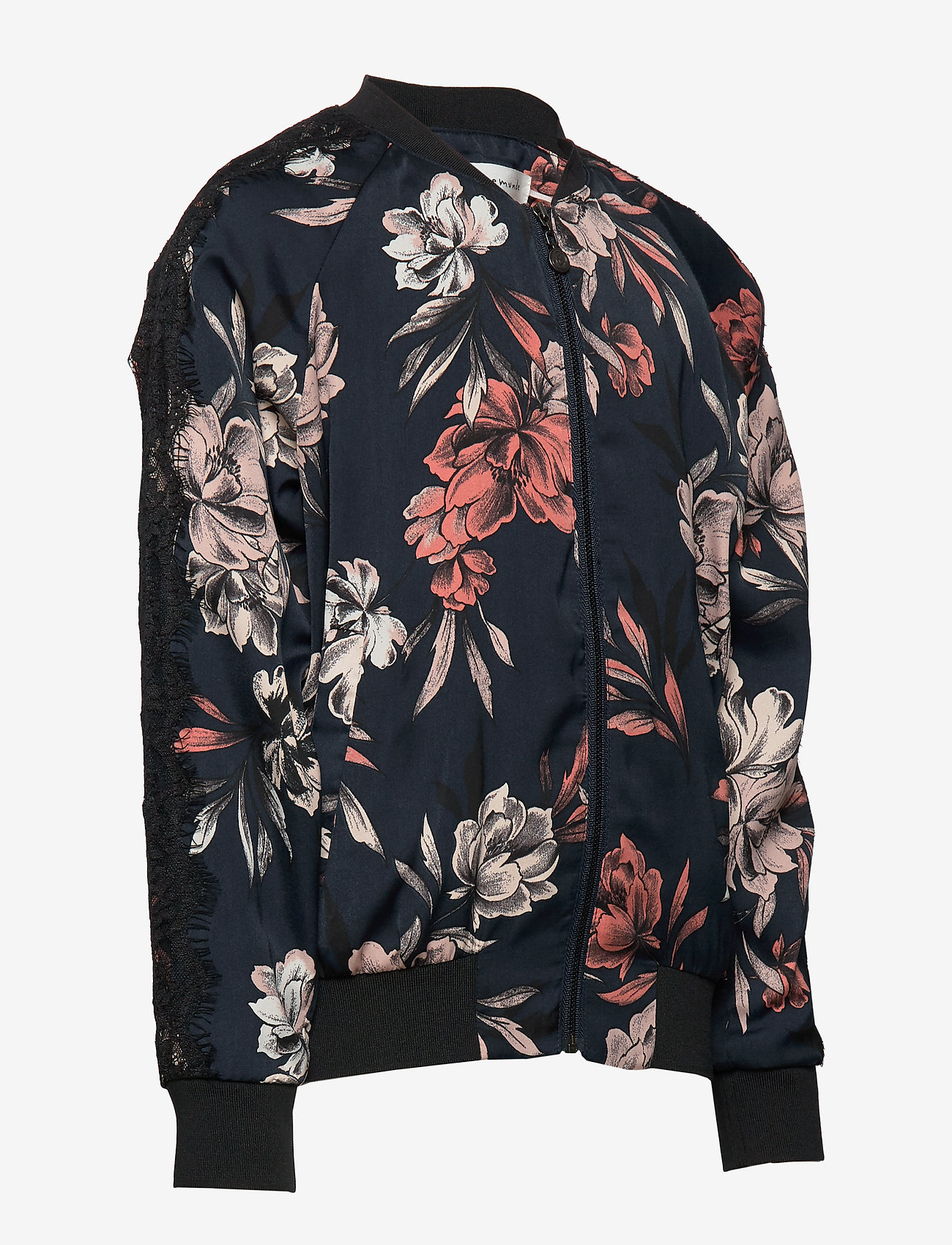 Rosemunde Kids - Jacket ls - navy spring blossom print - 3
