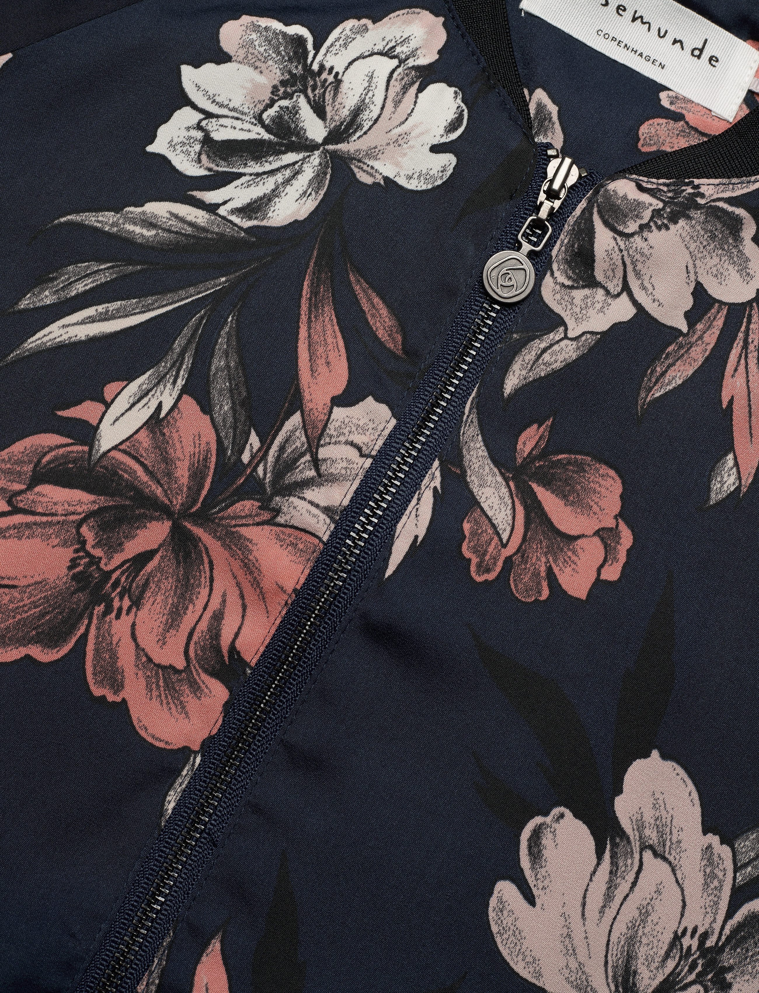 Rosemunde Kids - Jacket ls - navy spring blossom print - 4
