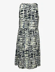 Rosemunde Kids - Dress - sleeveless casual dresses - blue striped tie dye print - 1