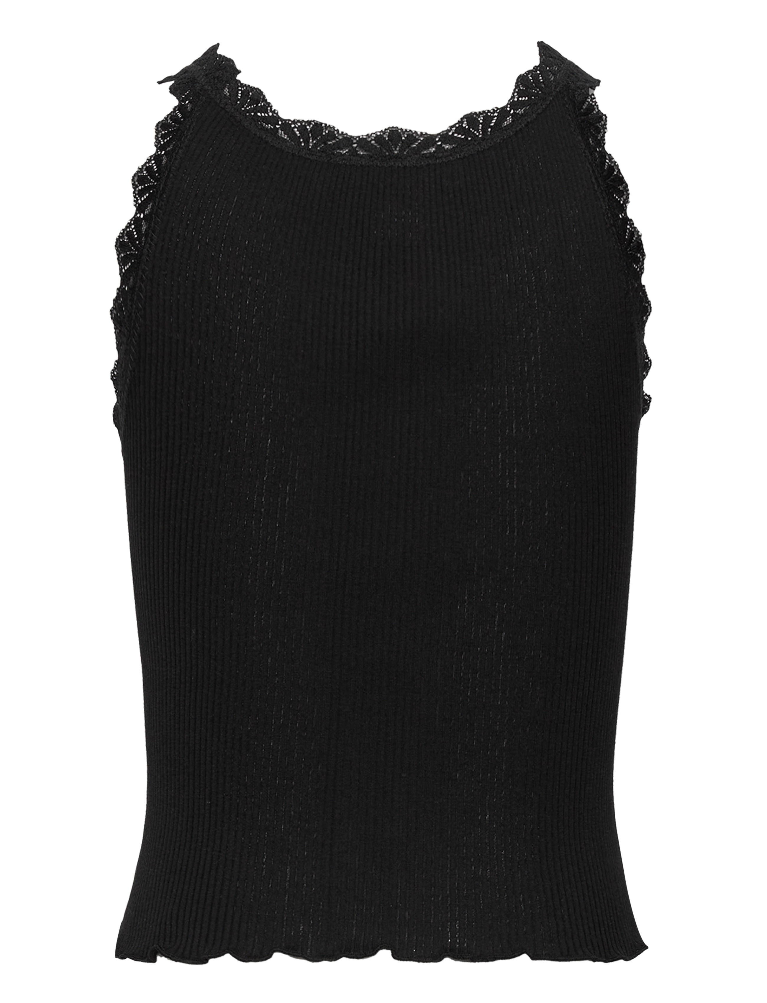 Rosemunde Kids - RKBeatha SL top w/ lace - black - 1