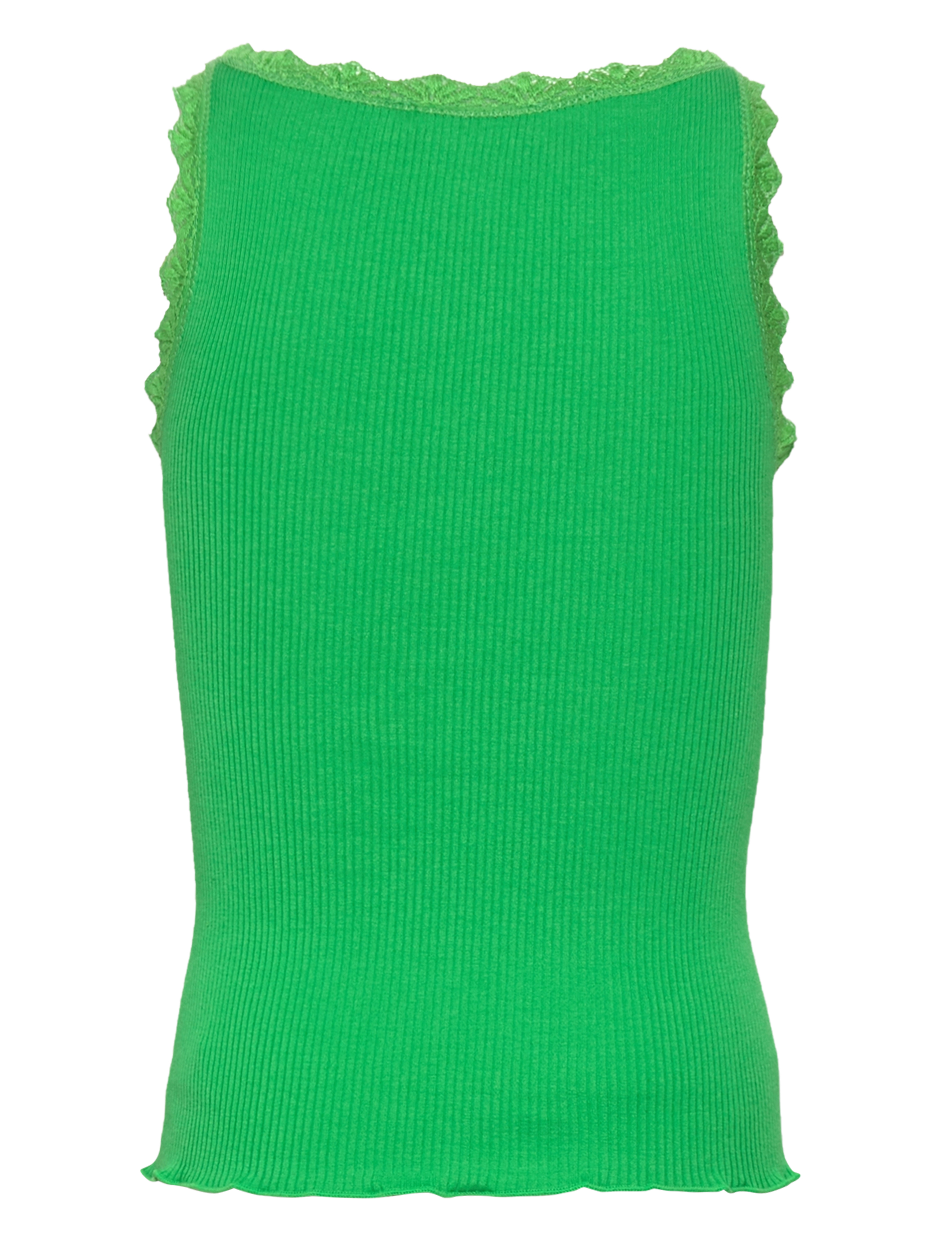 Rosemunde Kids - RKBeatha SL top w/ lace - bright green - 1