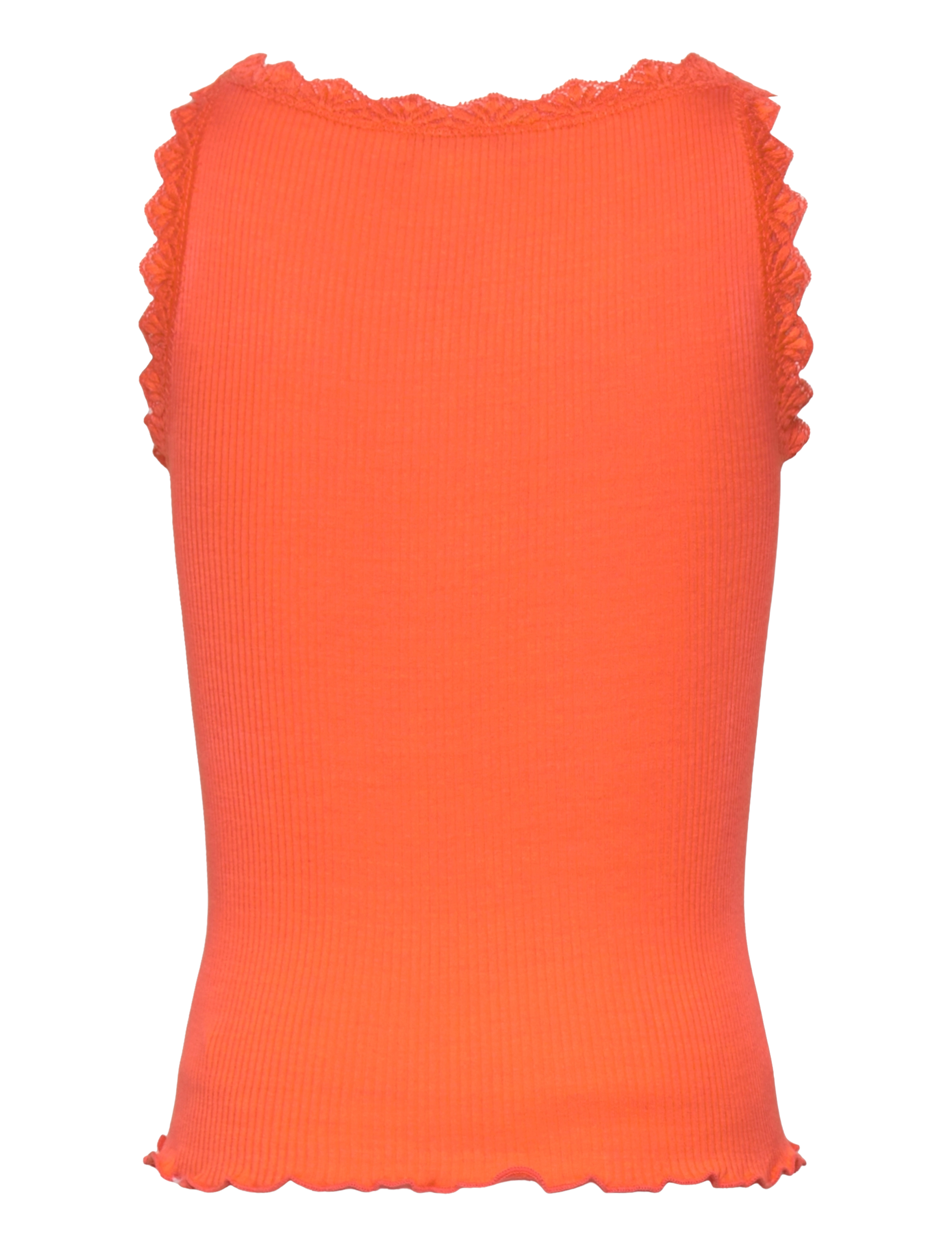 Rosemunde Kids - RKBeatha SL top w/ lace - cherry tomato - 1