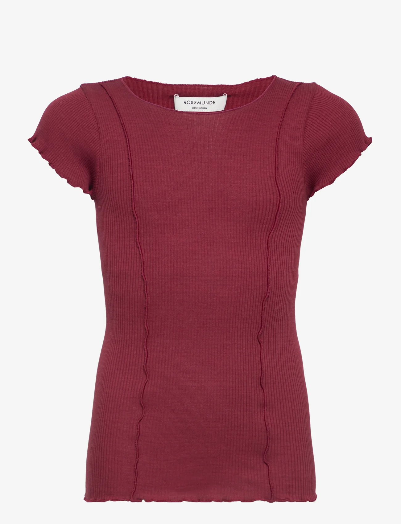 Rosemunde Kids - Cotton t-shirt - short-sleeved t-shirts - cabernet - 0
