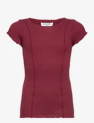 Rosemunde Kids - Cotton t-shirt - kurzärmelige - cabernet - 0