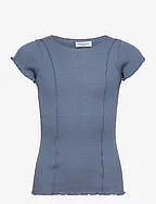 Cotton t-shirt - PARIS BLUE