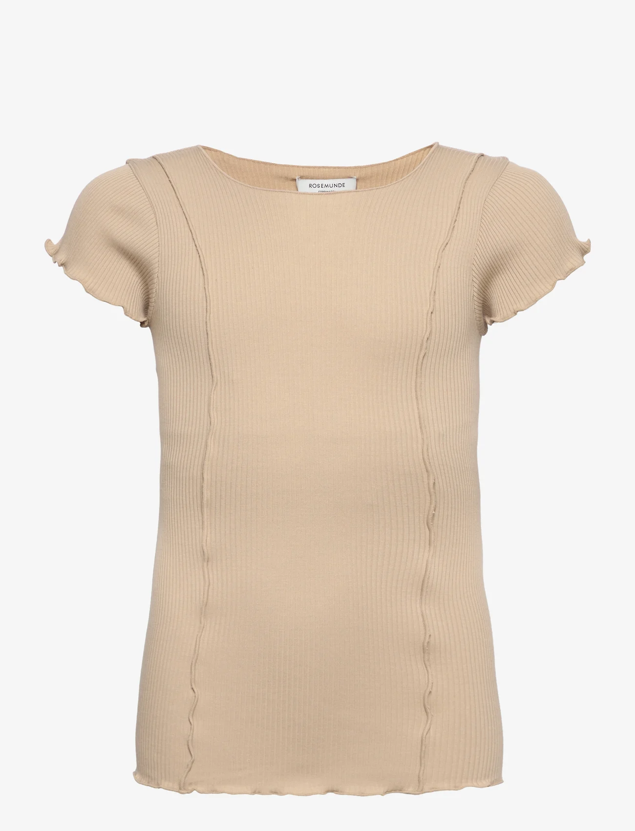 Rosemunde Kids - Cotton t-shirt - short-sleeved t-shirts - sand - 0