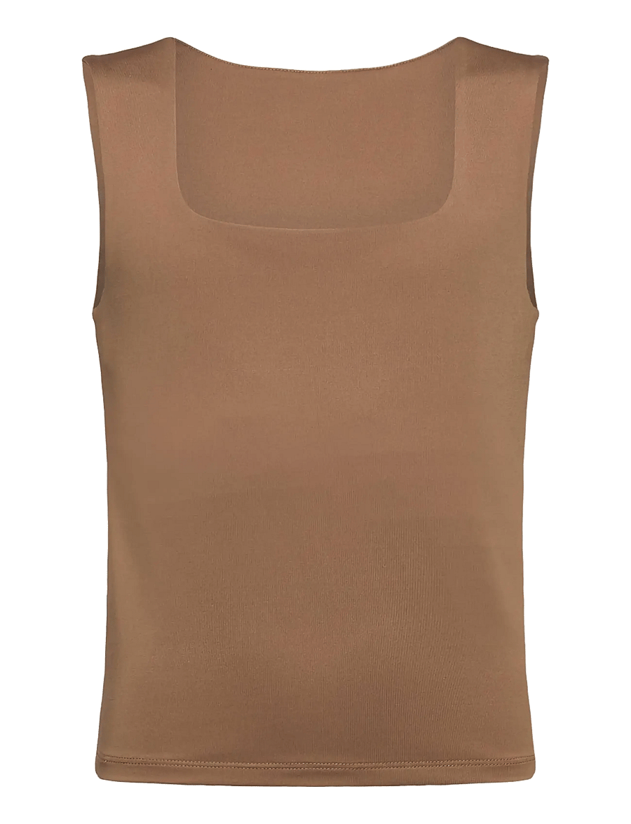 Rosemunde Kids - RKBillie Reversible SL Short Top - maikad - coca mocha - 0