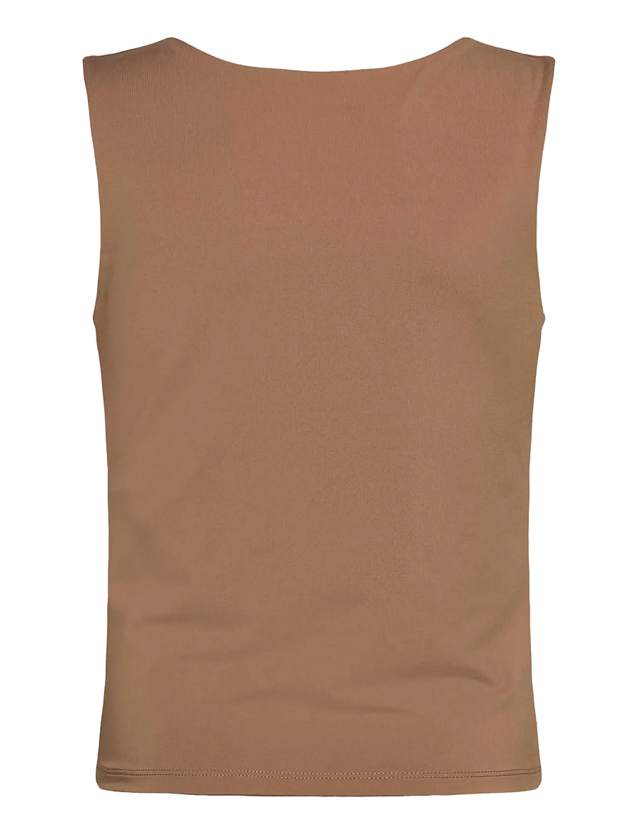 Rosemunde Kids - RKBillie Reversible SL Short Top - maikad - coca mocha - 1