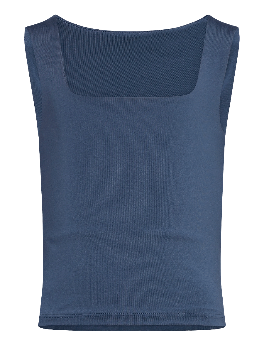 Rosemunde Kids - RKBillie Reversible SL Short Top - tanktops - ensign blue - 0