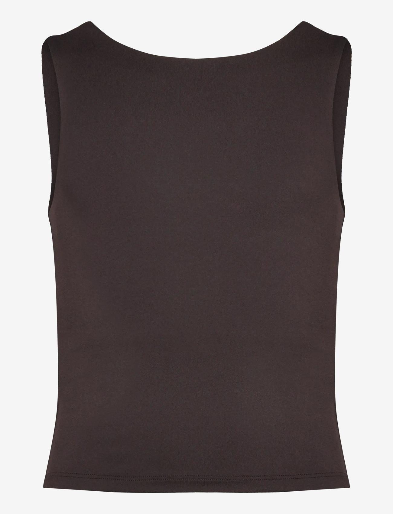 Rosemunde Kids - RKBillie Reversible  SL Short Top - Ærmeløs undertrøje - ganache brown - 0