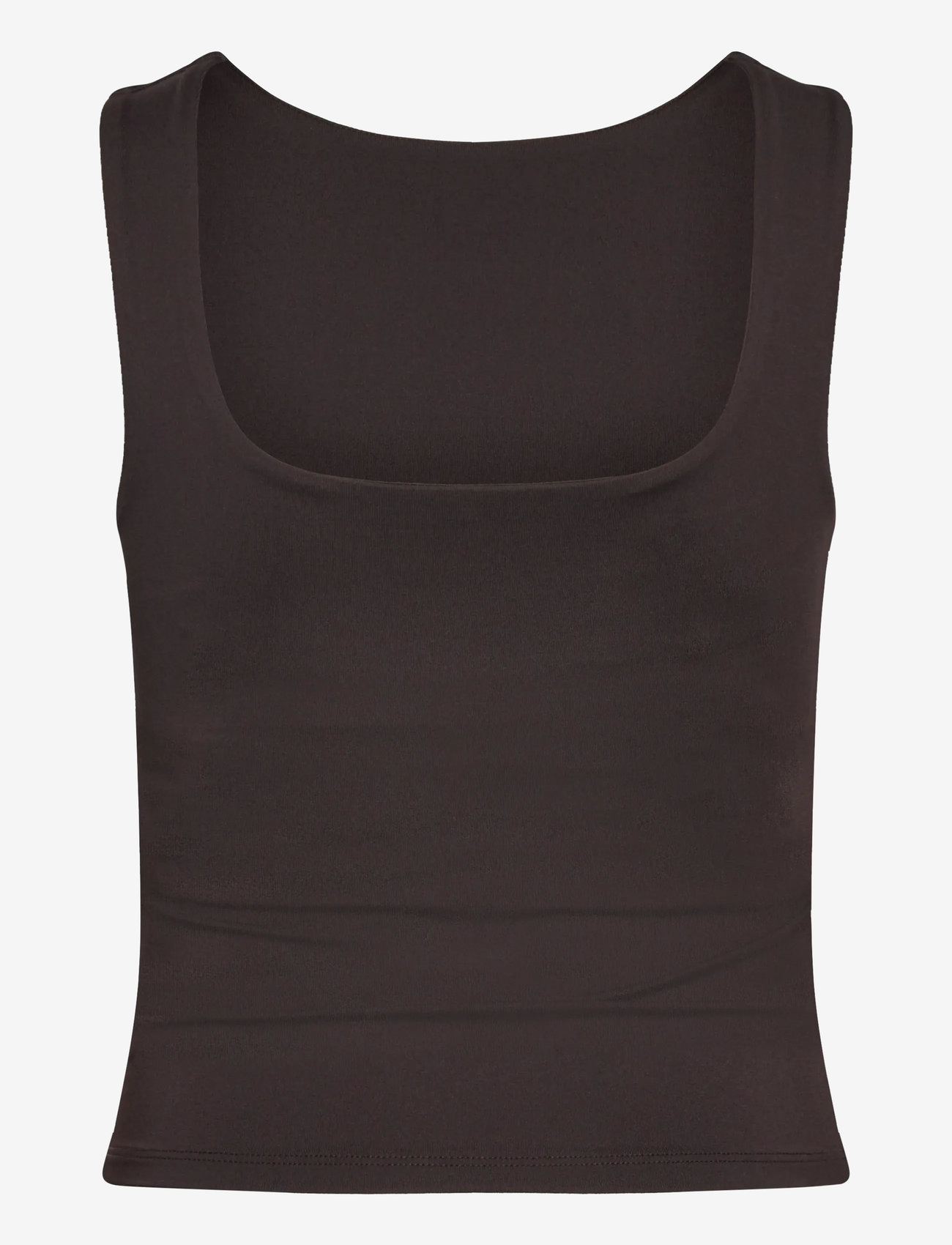 Rosemunde Kids - RKBillie Reversible  SL Short Top - Ærmeløs undertrøje - ganache brown - 1