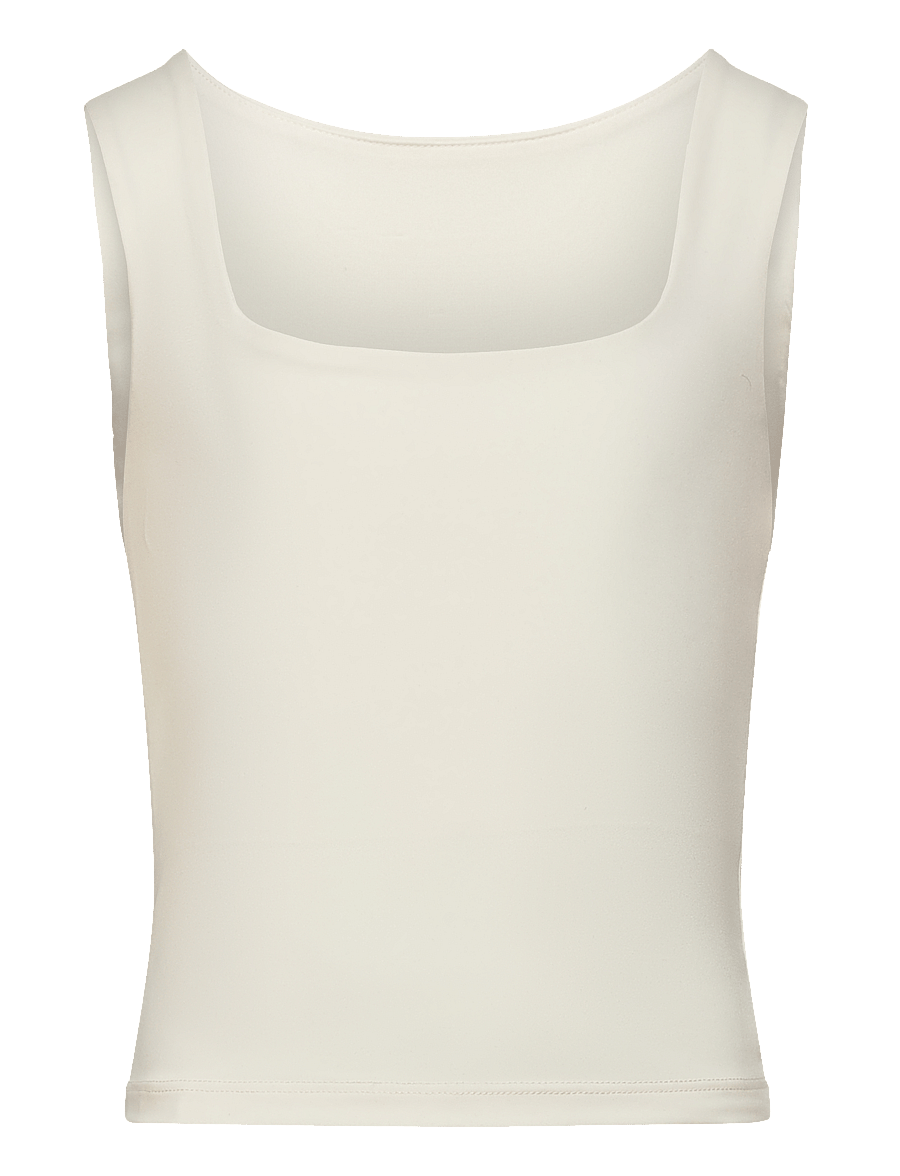 Rosemunde Kids - RKBillie Reversible SL Short Top - tanktops - ivory - 1