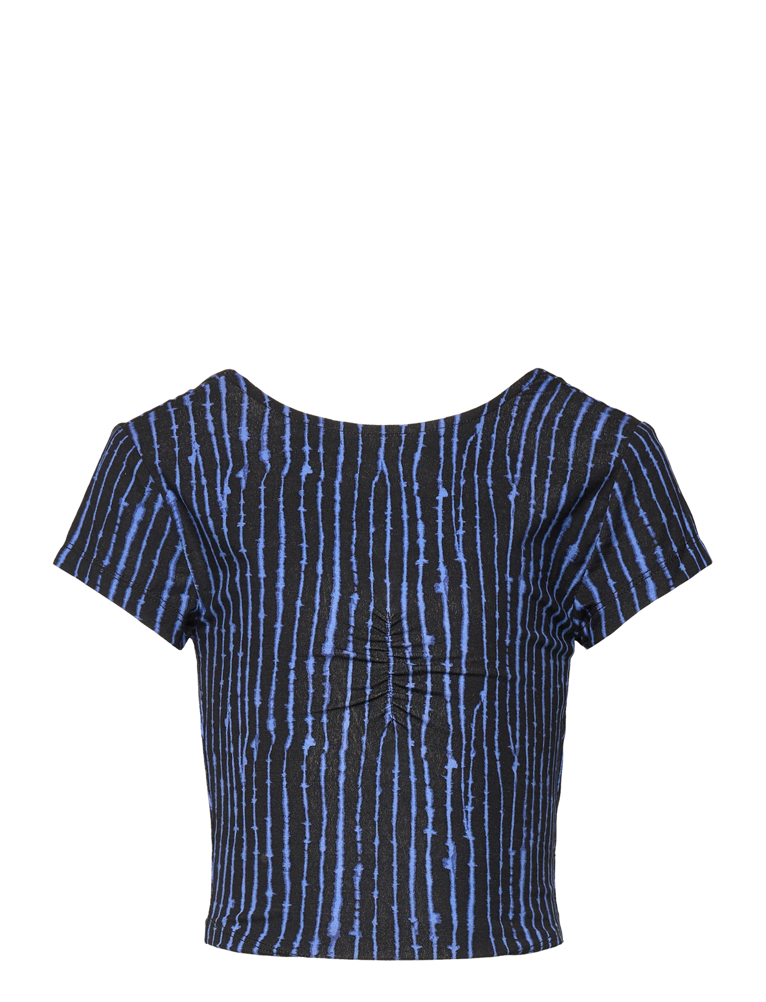 Rosemunde Kids Viscose t-shirt - Overdele - BLUE UNEVEN STRIPE PRINT / blue