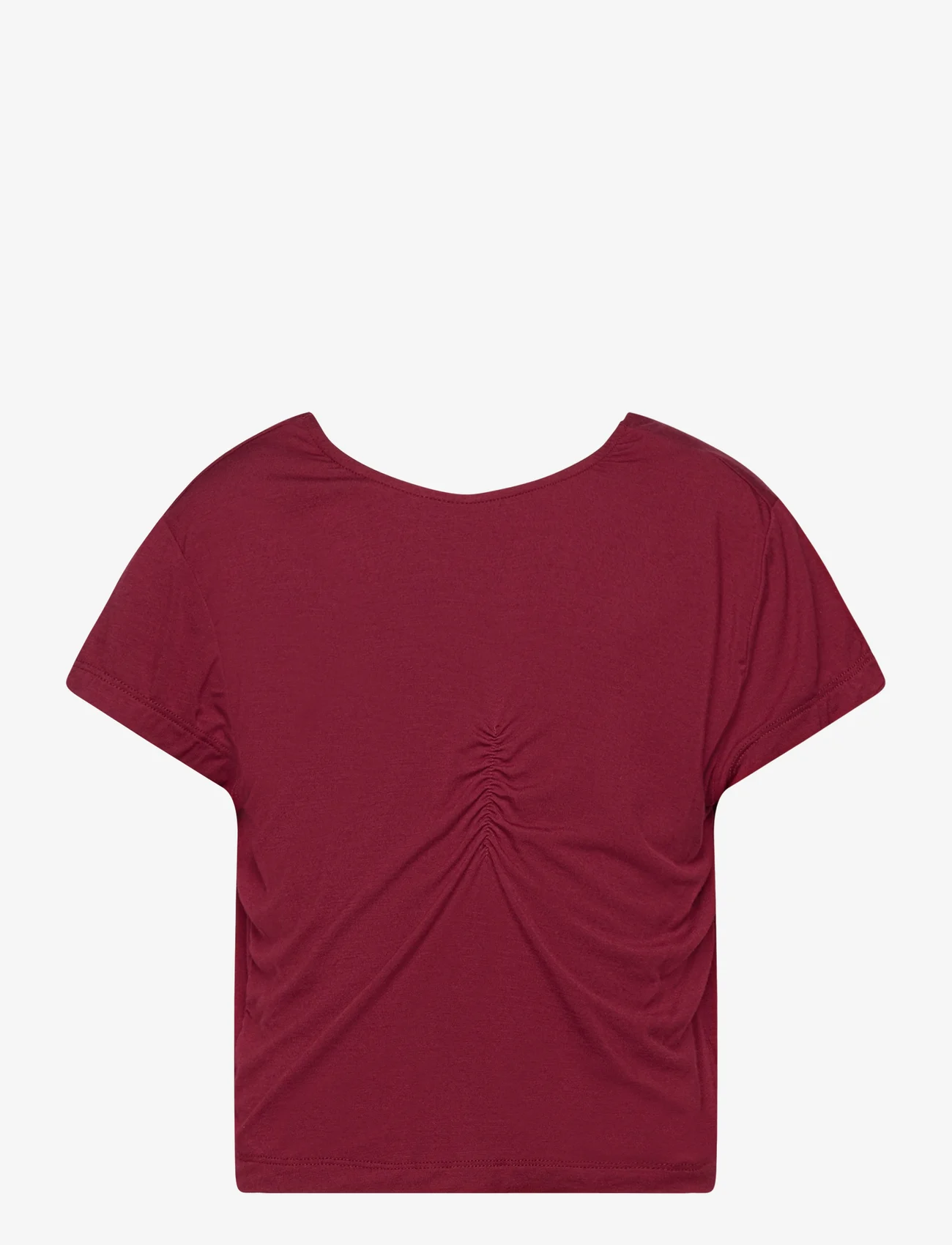 Rosemunde Kids - Viscose t-shirt - short-sleeved t-shirts - cabernet - 0