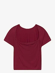 Rosemunde Kids - Viscose t-shirt - short-sleeved t-shirts - cabernet - 1