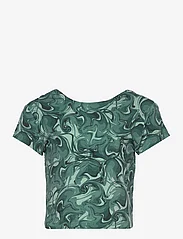 Rosemunde Kids - Viscose t-shirt - short-sleeved t-shirts - eucalyptus swirl print - 0