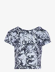 Rosemunde Kids - Viscose t-shirt - kurzärmelige - navy swirl print - 0
