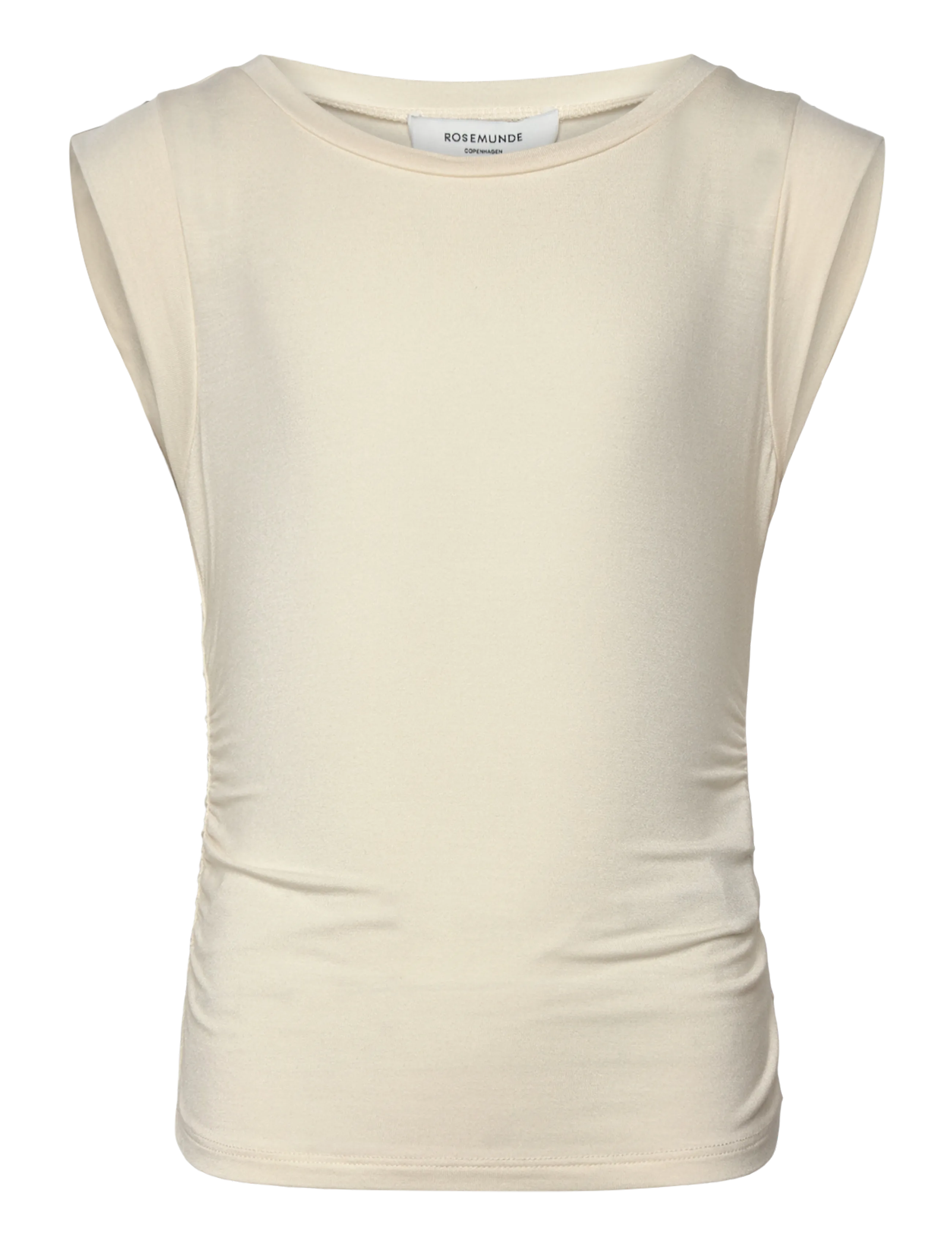 Rosemunde Kids Rkbiarritz Sl Top, Børn, Rynket Kortærmet Top, Cream, Str: 164