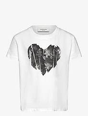 Rosemunde Kids - Organic t-shirt - marškinėliai trumpomis rankovėmis - grey heart print - 0