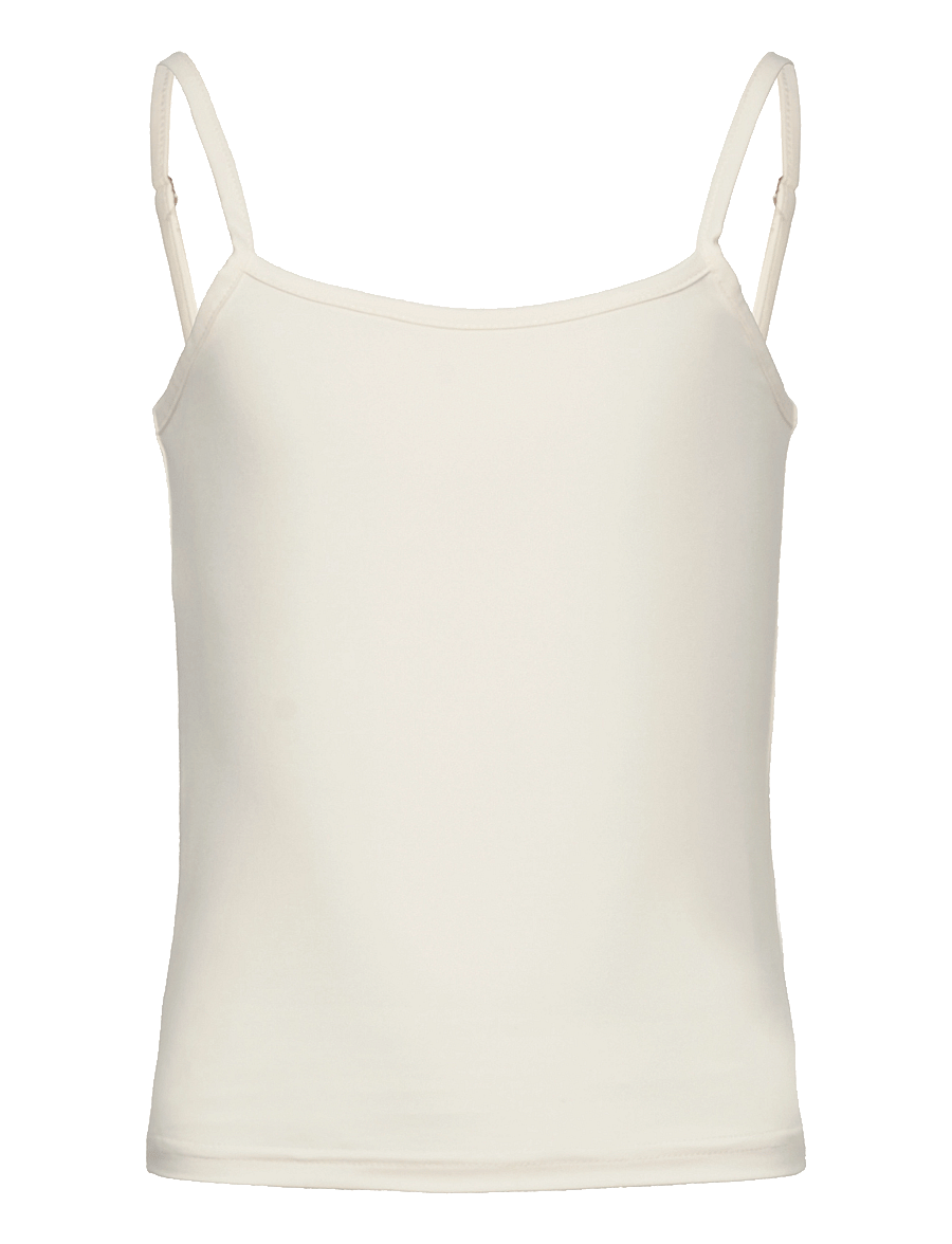 Rosemunde Kids - RKBillie SL Short Strap Top - topi bez piedurknēm - ivory - 0