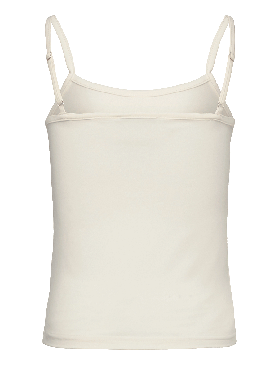 Rosemunde Kids - RKBillie SL Short Strap Top - topi bez piedurknēm - ivory - 1