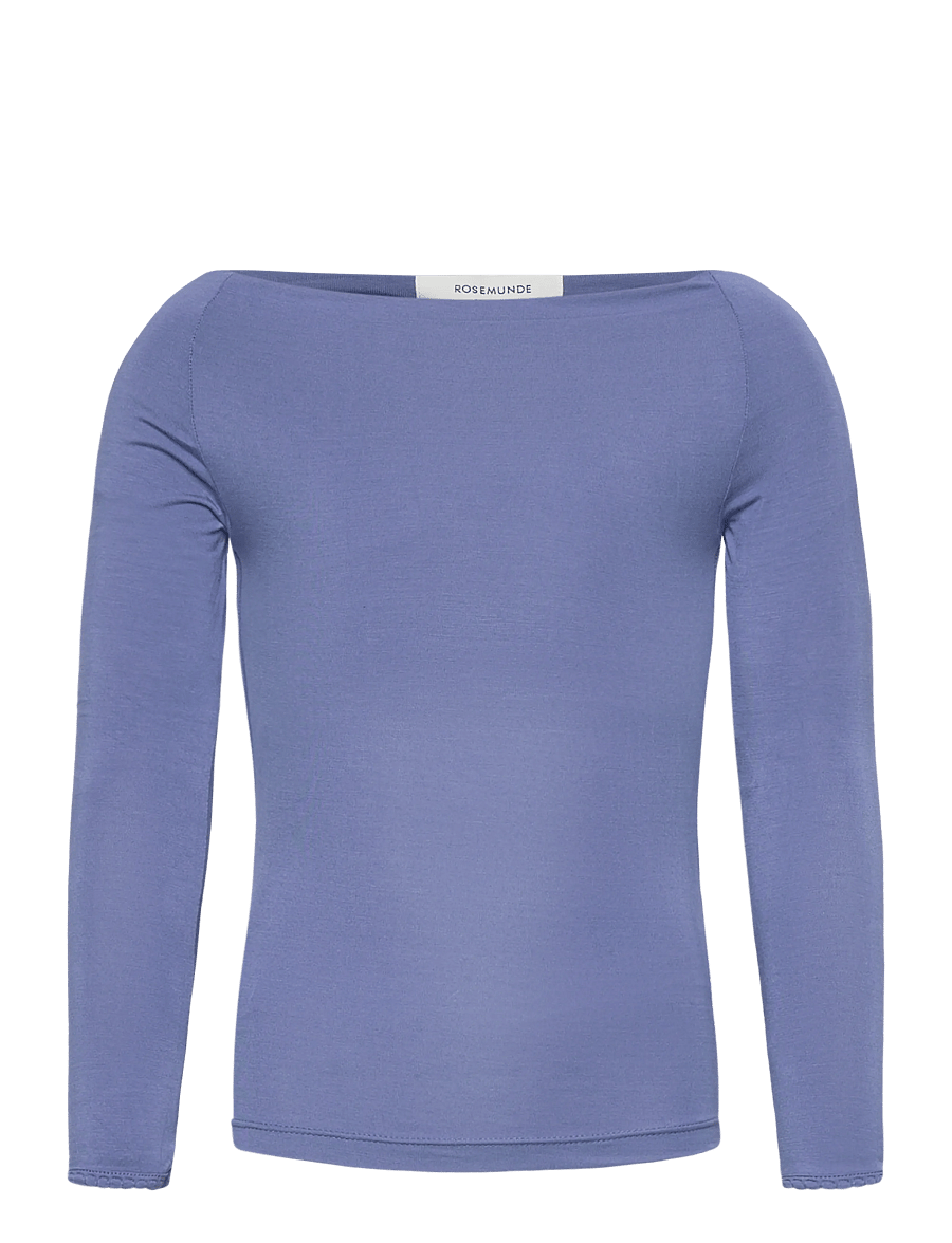 Rosemunde Kids - RKBiarritz LS Off Shoulder T-shirt - langärmelig - dutch blue - 0
