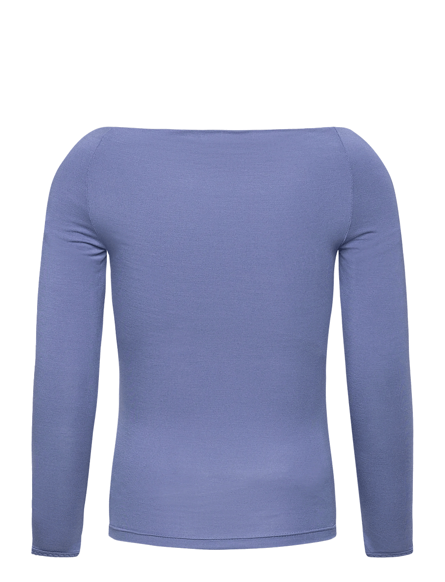 Rosemunde Kids - RKBiarritz LS Off Shoulder T-shirt - langärmelig - dutch blue - 1