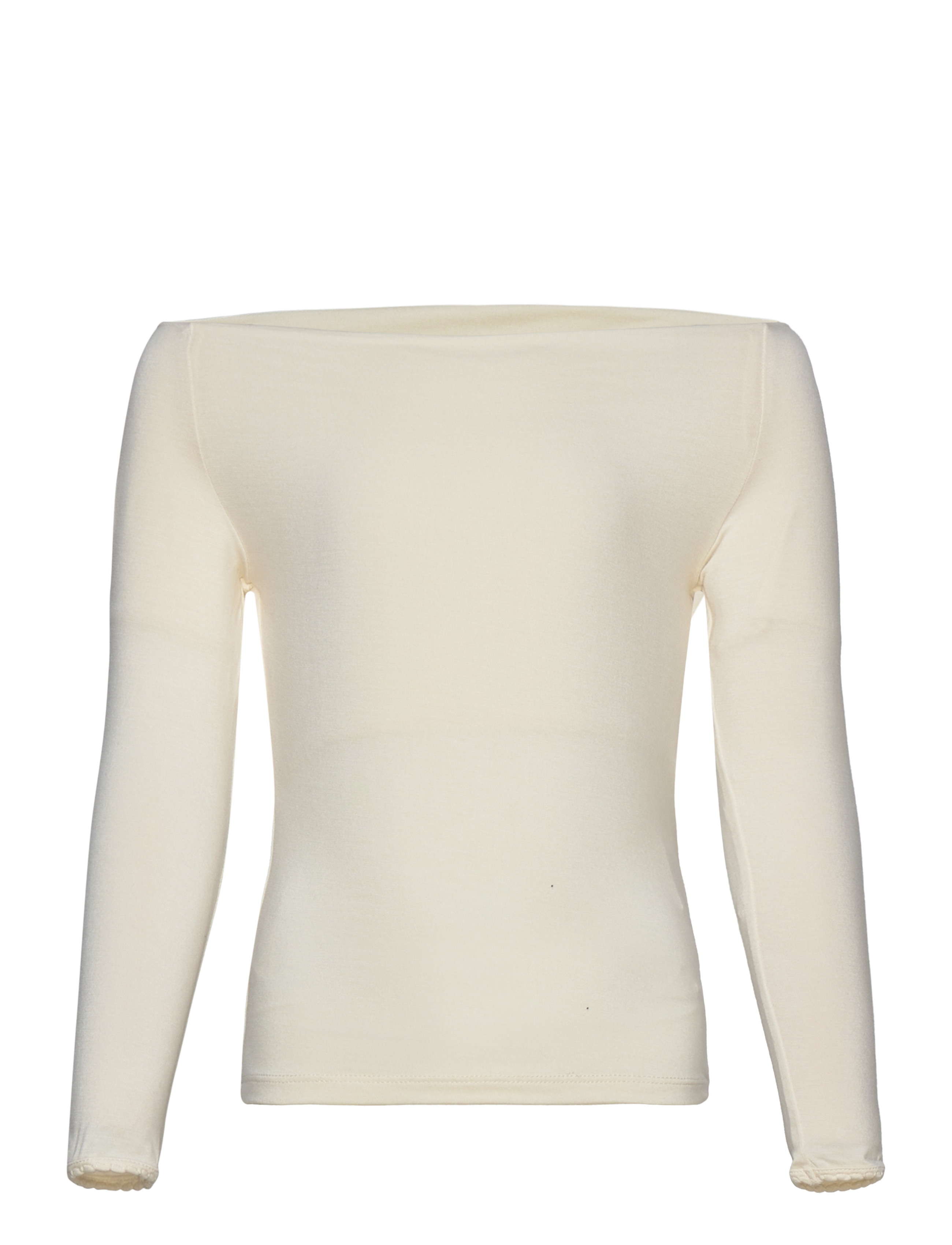 Rosemunde Kids Rkbiarritz Ls Off Shoulder T-Shirt, 176, T-shirts, Weiß - Long-sleeved Kinder