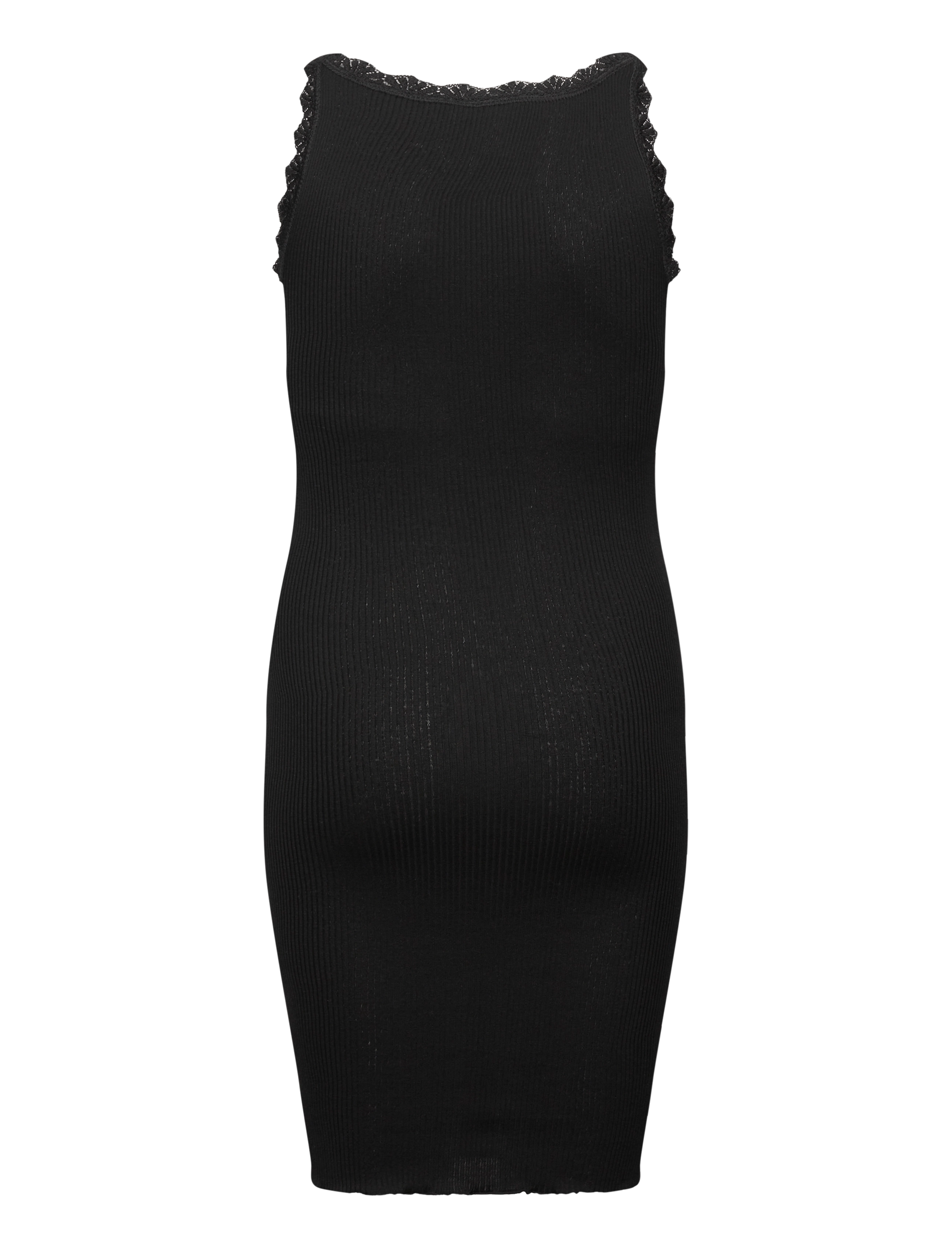 Rosemunde Kids - Silk dress w/ lace - black - 1