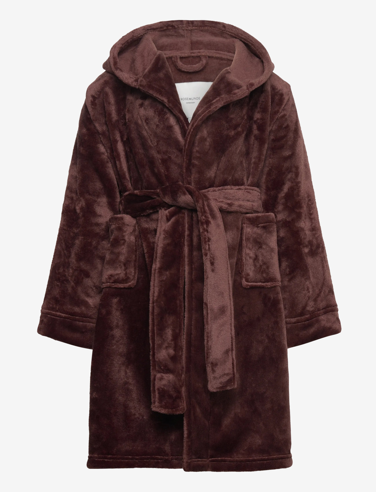 Rosemunde Kids - RHFlurry Kids Hooded Fleece Robe - badekåber - chestnut - 0