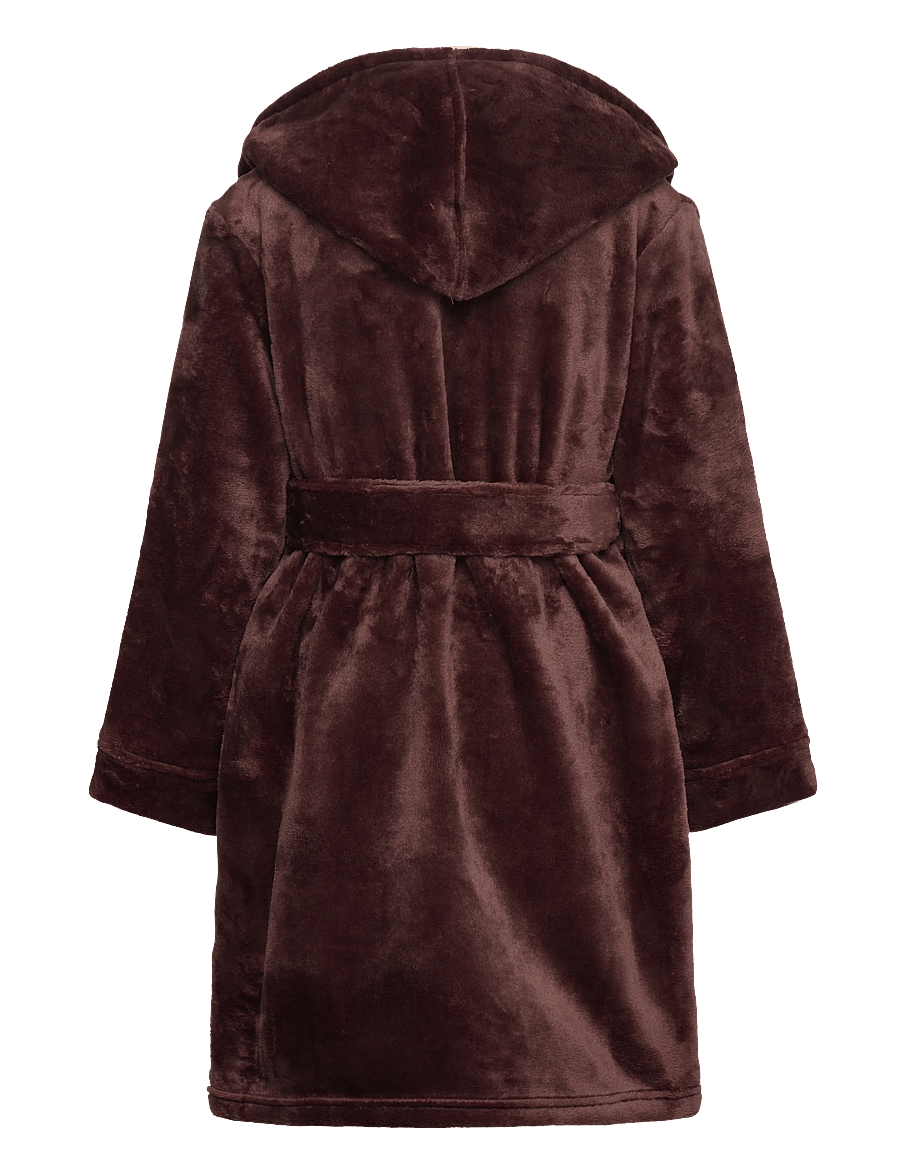Rosemunde Kids - RHFlurry Kids Hooded Fleece Robe - badekåber - chestnut - 1