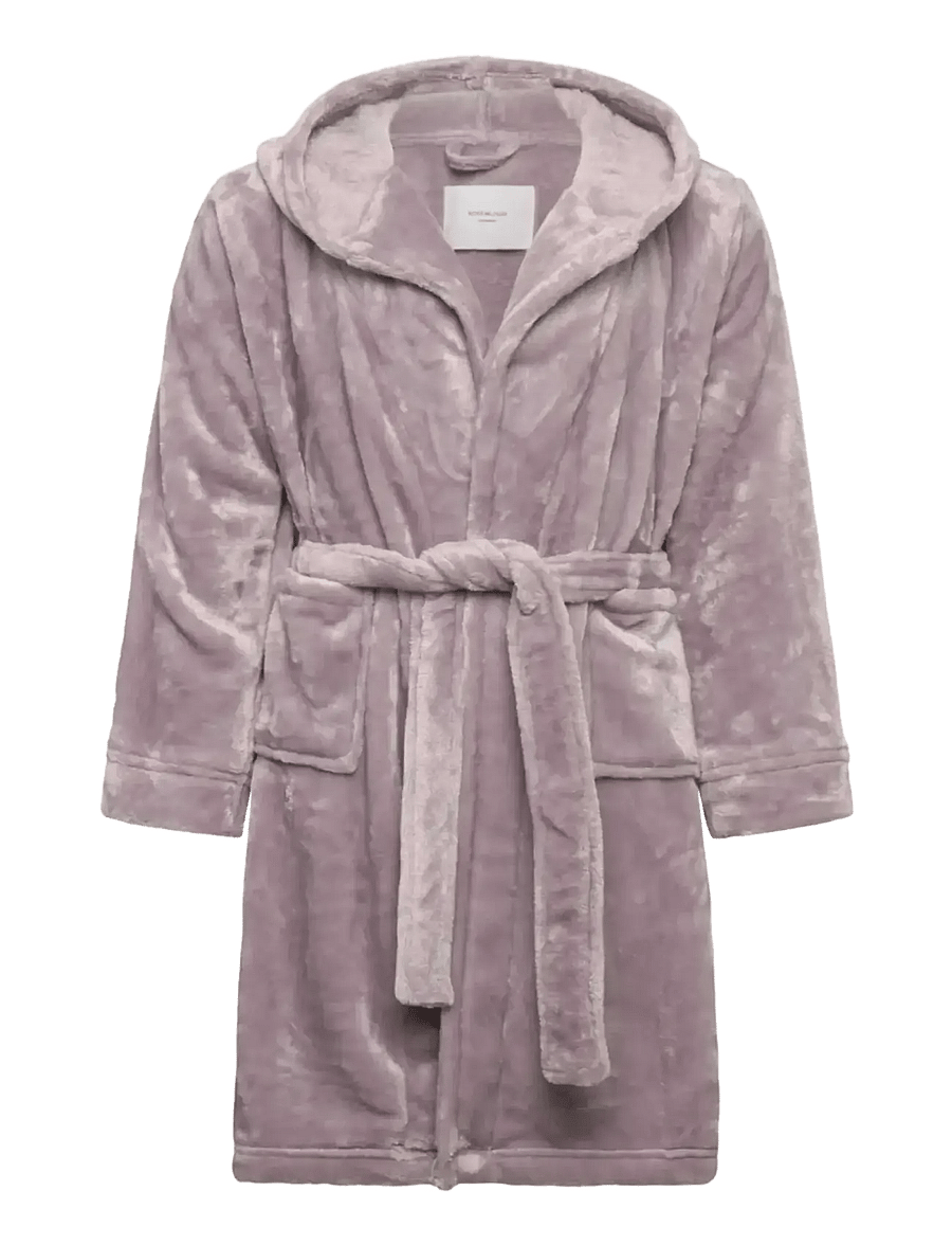 Rosemunde Kids - RHFlurry Kids Hooded Fleece Robe - bademäntel - cloudy lavender - 0