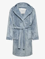 Rosemunde Kids - Fleece robe - morgonrockar - dusty blue - 0