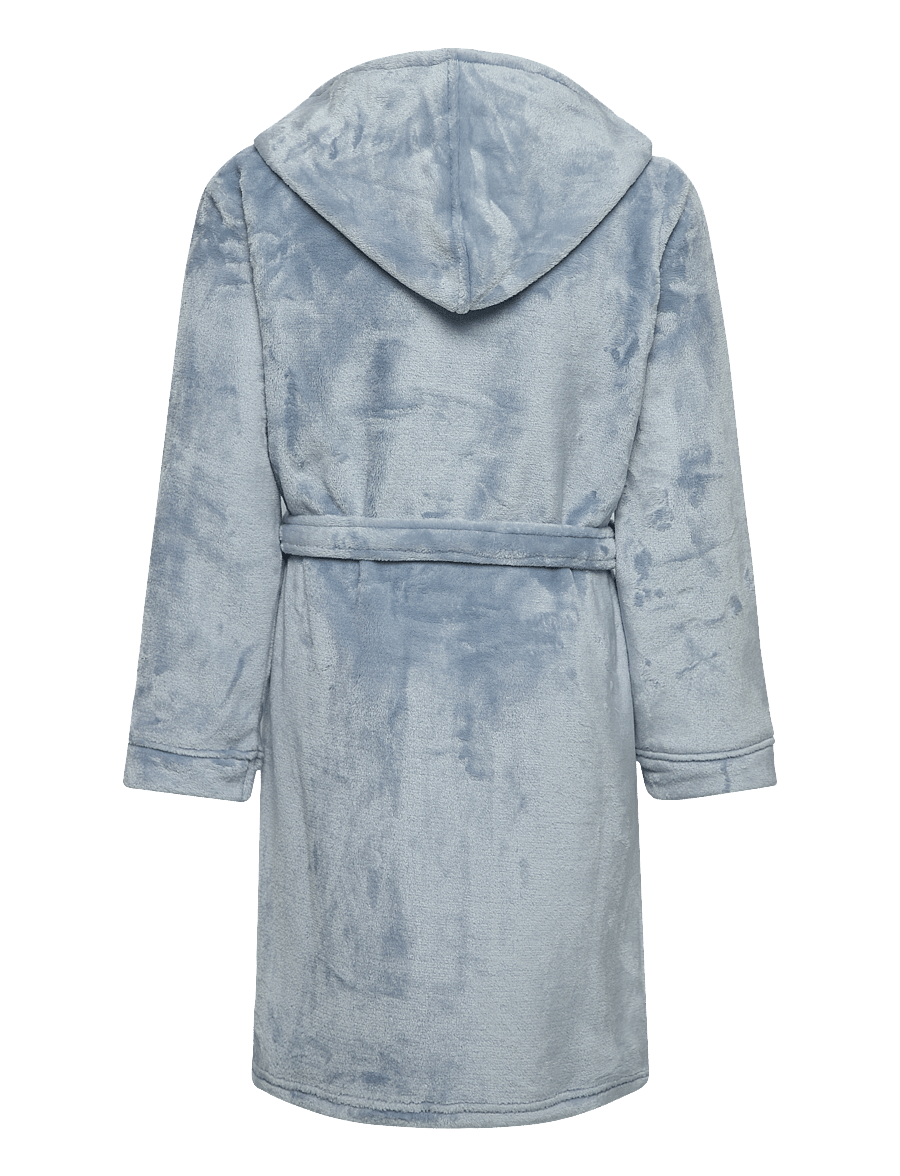 Rosemunde Kids - RHFlurry Kids Hooded Fleece Robe - bademäntel - dusty blue - 1