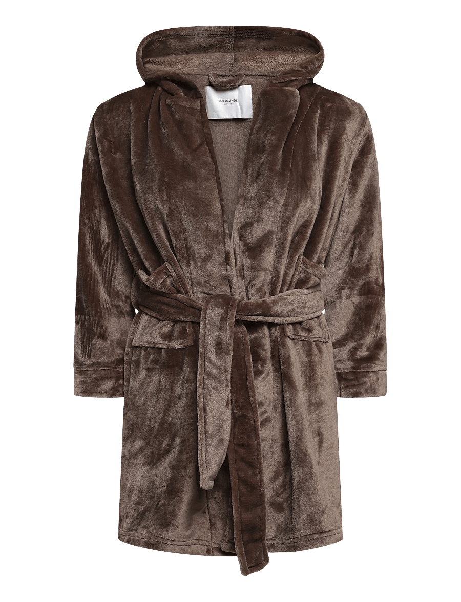 Rosemunde Kids - RHFlurry Kids Hooded Fleece Robe - bademäntel - falcon - 0