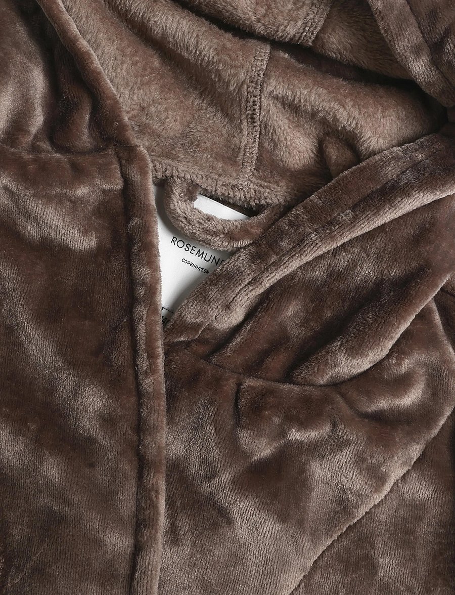 Rosemunde Kids - RHFlurry Kids Hooded Fleece Robe - bademäntel - falcon - 2