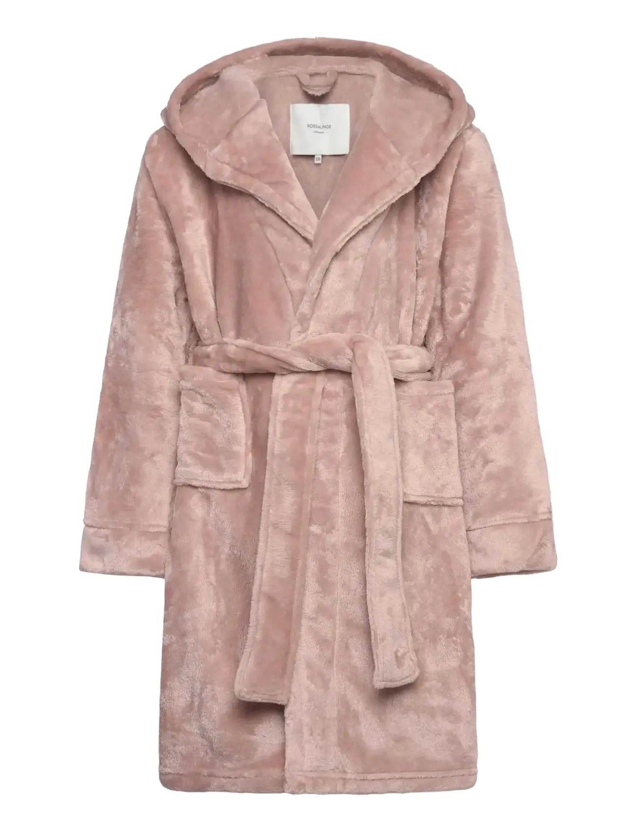 Rosemunde Kids RHFlurry Kids Hooded Fleece Robe - Tøj - VINTAGE POWDER / pink/rose