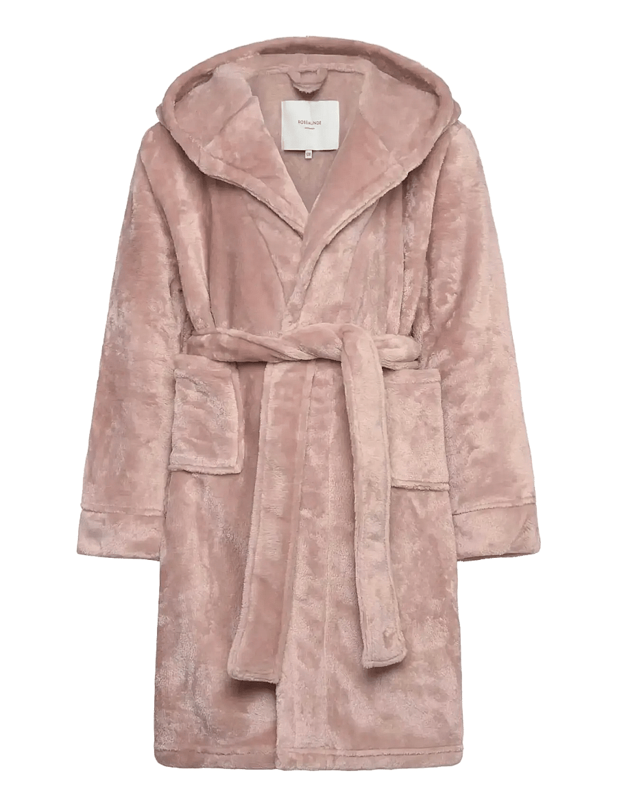 Rosemunde Kids - RHFlurry Kids Hooded Fleece Robe - badekåber - vintage powder - 0