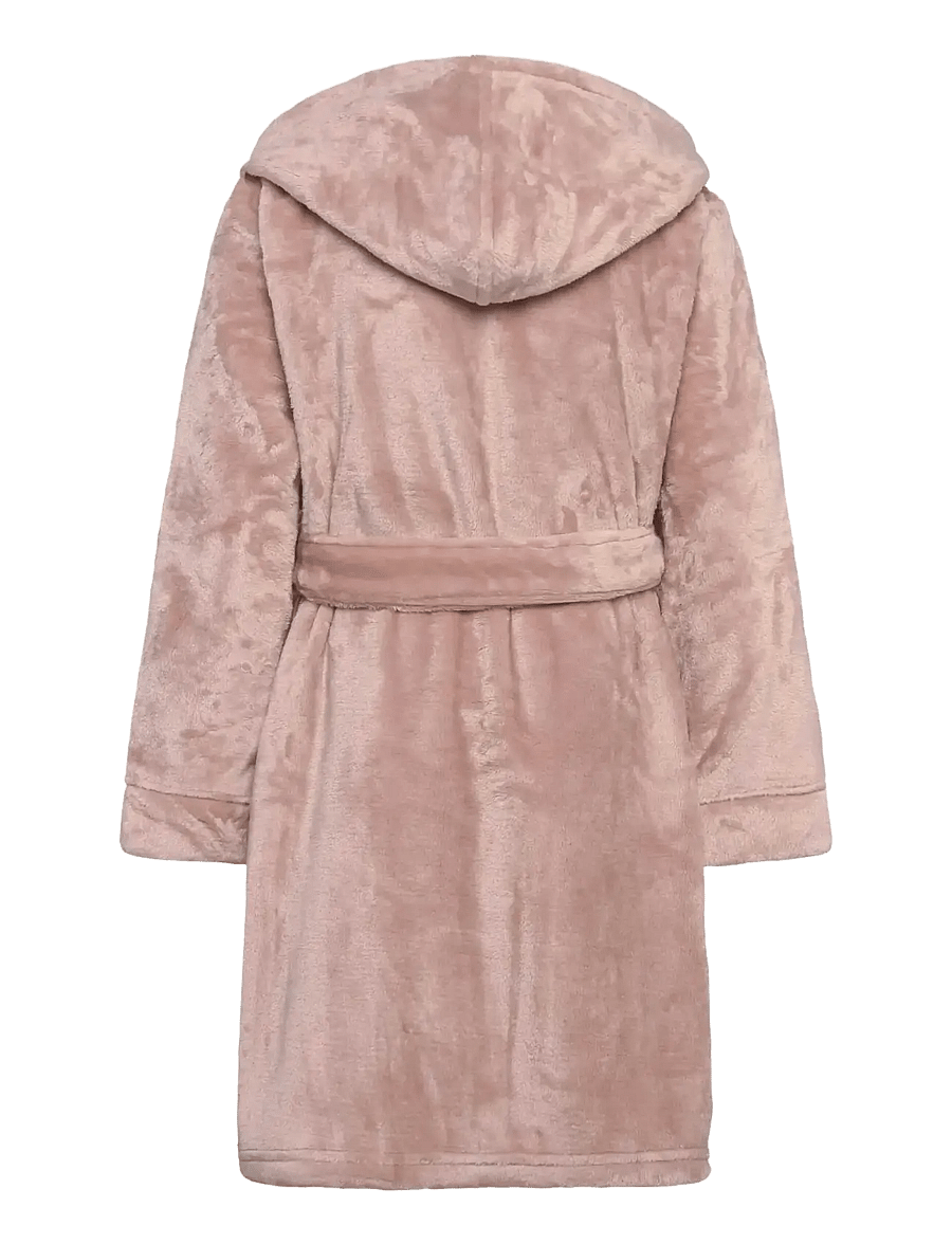 Rosemunde Kids - RHFlurry Kids Hooded Fleece Robe - badekåber - vintage powder - 1