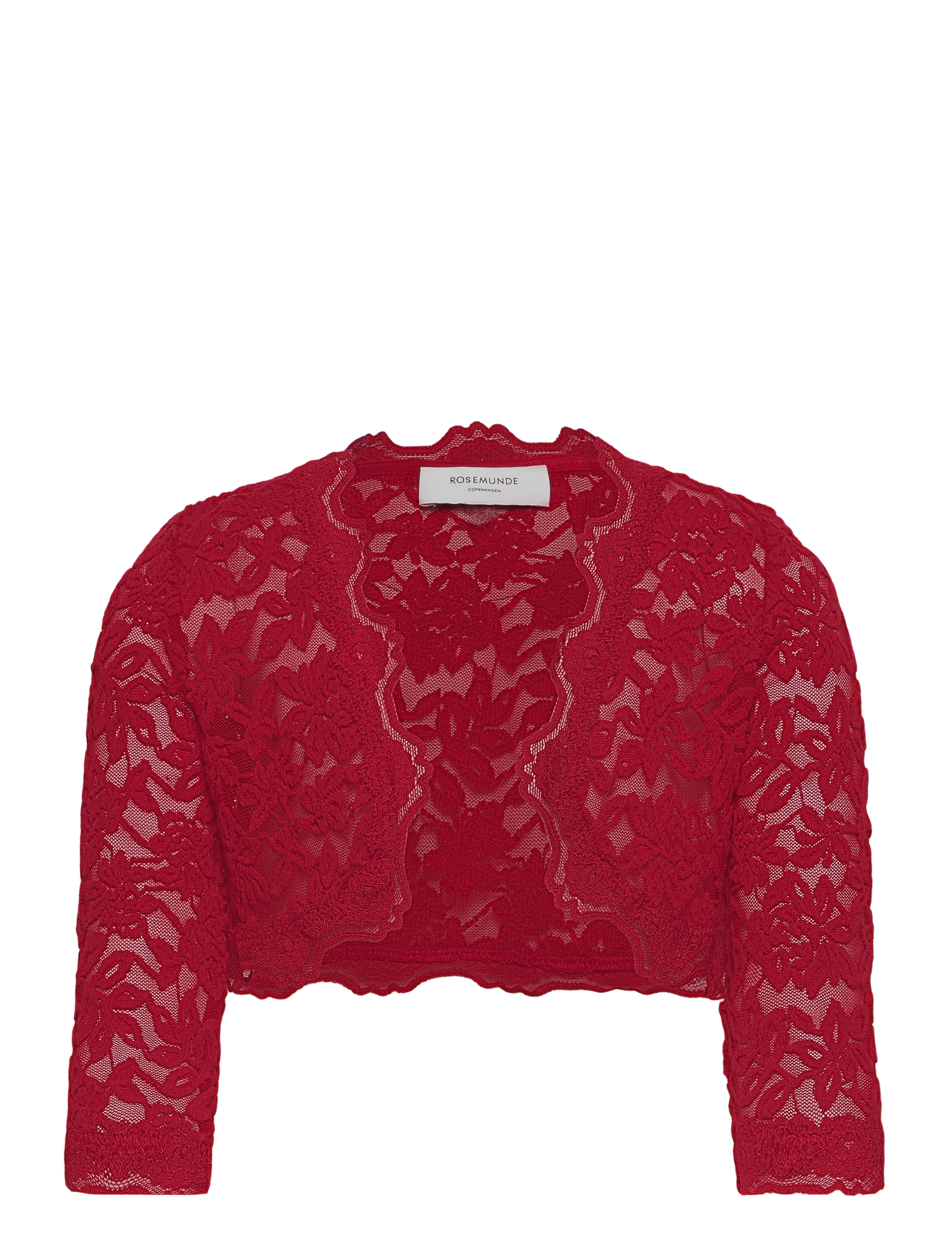 Rosemunde Kids Bolero - Strik - CRANBERRY / red