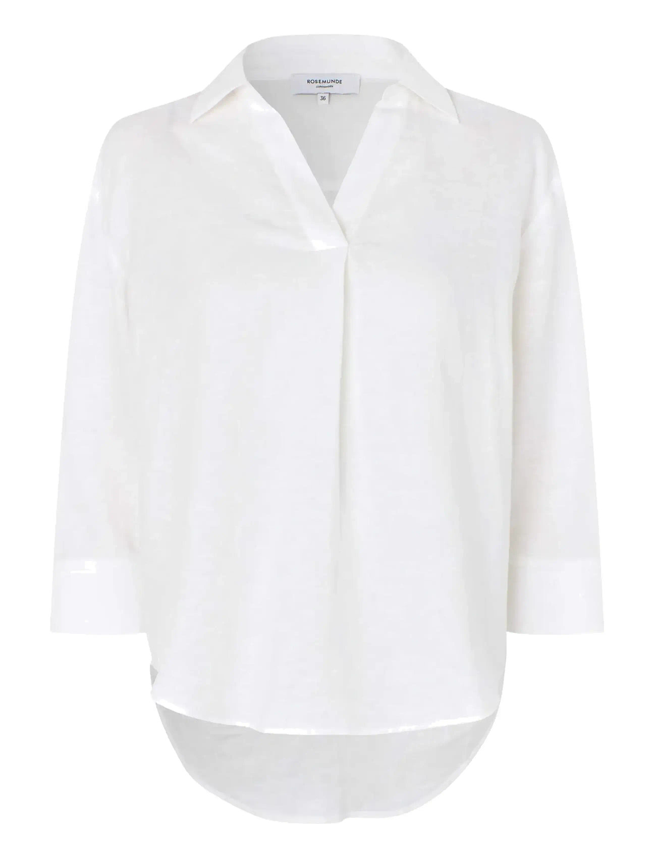 Rosemunde Rwesther Linen 3/4 Sleeve Shirt - - 34 1