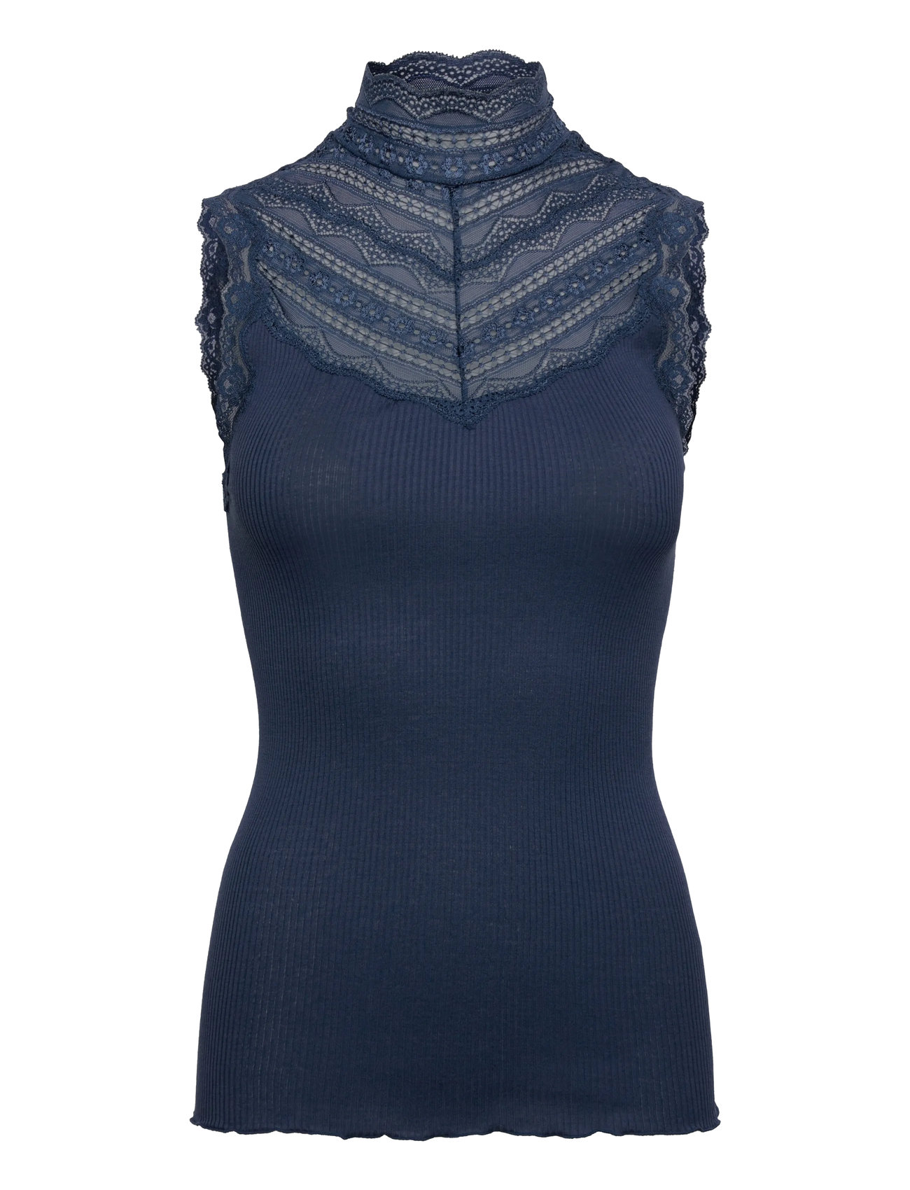 Rosemunde Silk Top W/ Lace - - XS 1