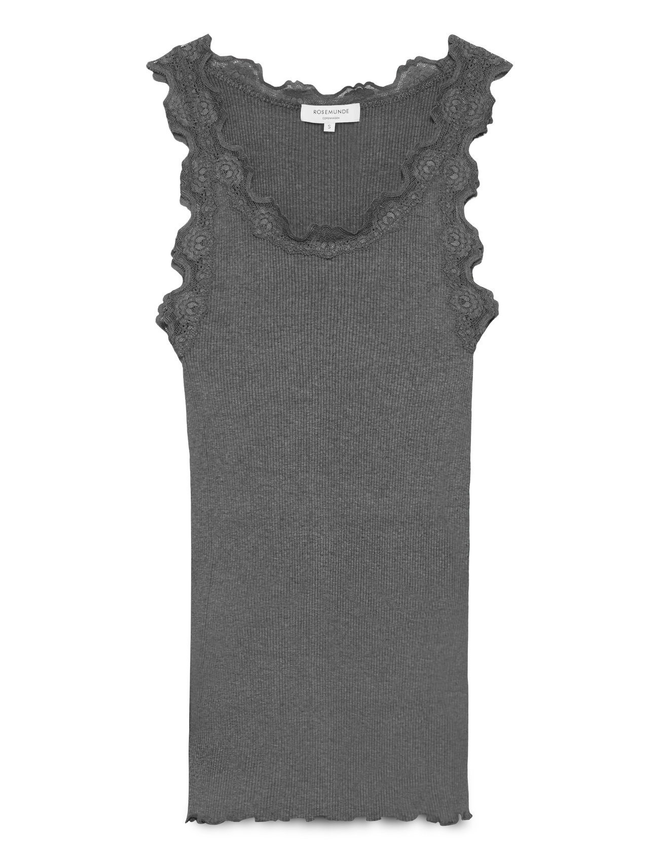 Rosemunde Rwbabette Silk Sl U-Neck Long Lace - - XS 1