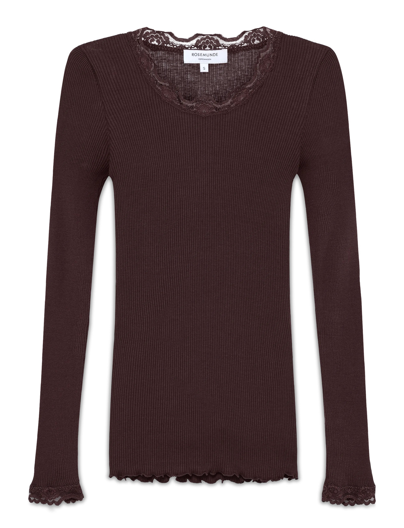Rosemunde Rwbabette Silk Ls Lace T-Shirt - - XS 3
