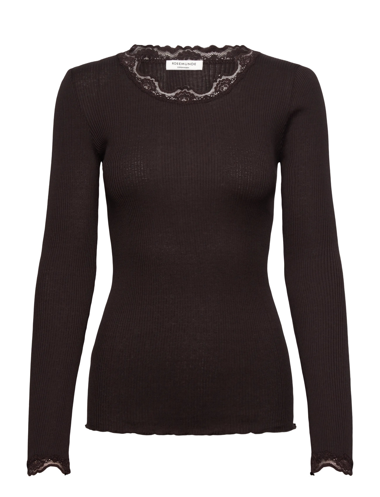 Rosemunde Rwbabette Silk Ls Lace T-Shirt - - XS 1