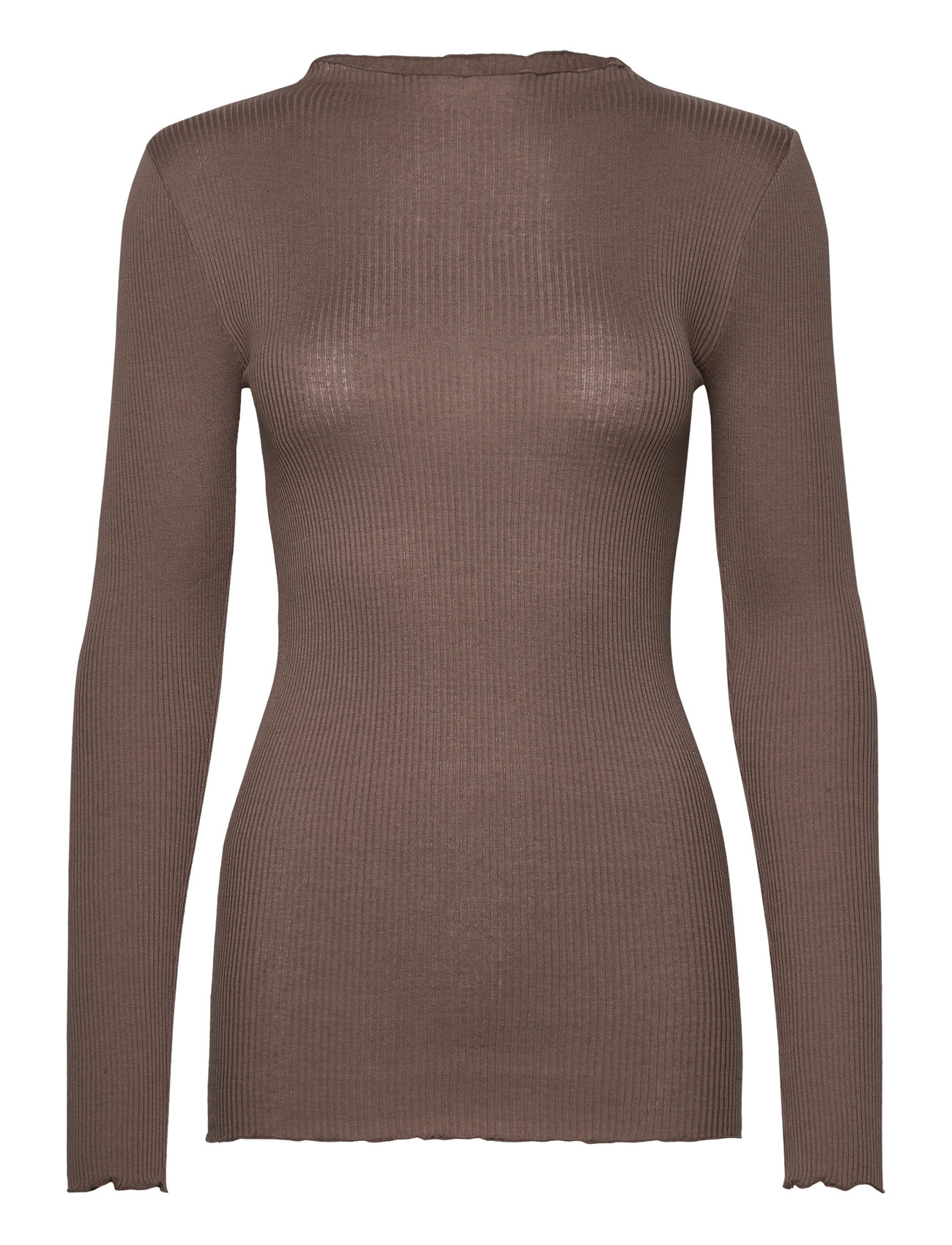 Rosemunde Rwpearl Silk Ls T-Shirt - - XS