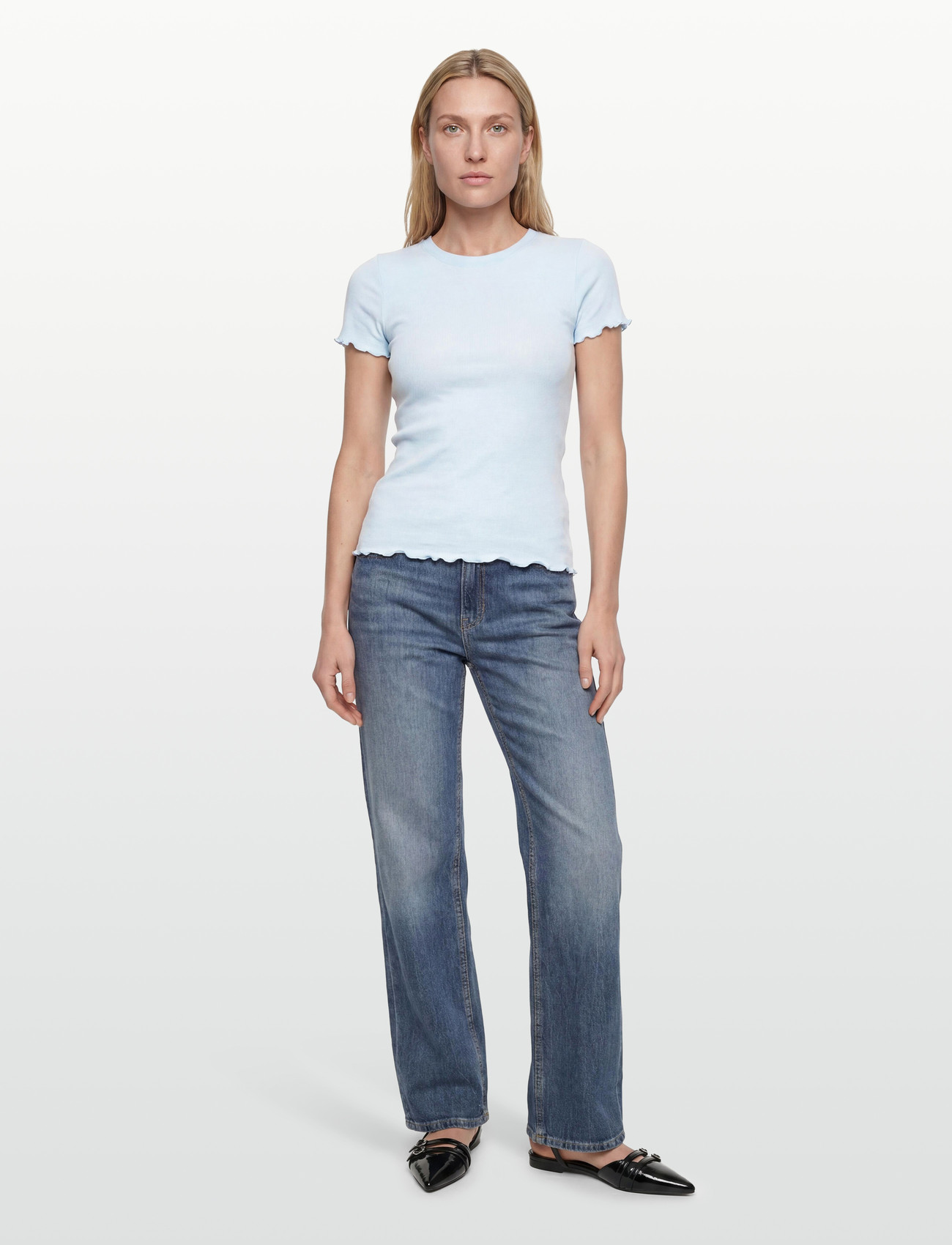 Rosemunde Rwbernadine Organic Ss O-Neck T-Sh - - XS 1